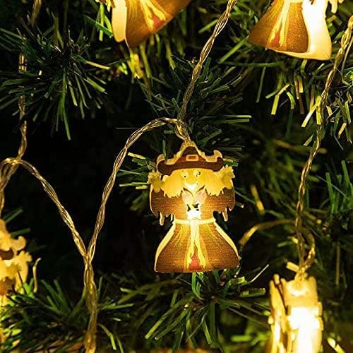 Halloween Elf String Lights Vanntett LED Lysekrone Egnet f