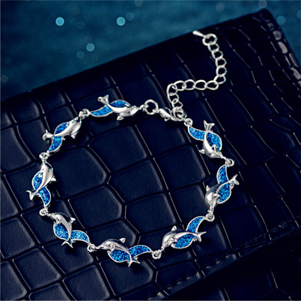 Sølv og Rhodium og Elegant Delfin Shimmer for Kvinner Jente
