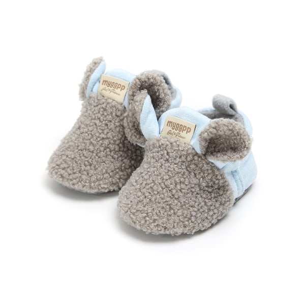 Koselige fleece tøfler for babygutter og jenter