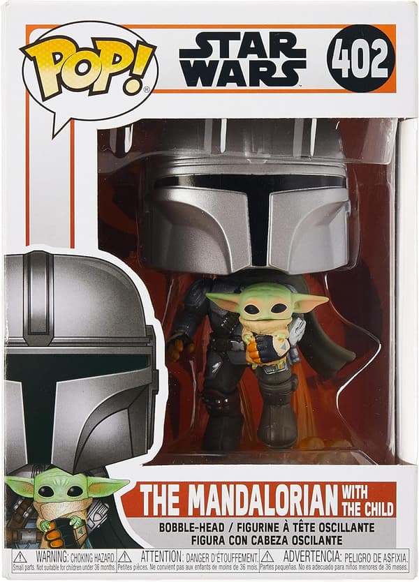 Star Wars: Mandalorian Man i hand leksaksdekoration modell