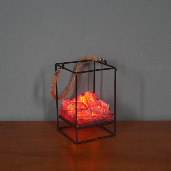 LED flammefri pejslampe kul flammeeffekt simulering Ch