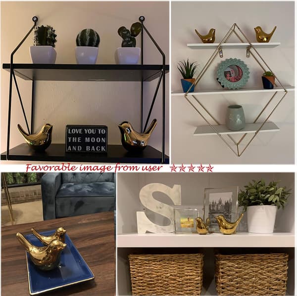 2PCS Små Djur Statyer Heminredning Modern Stil