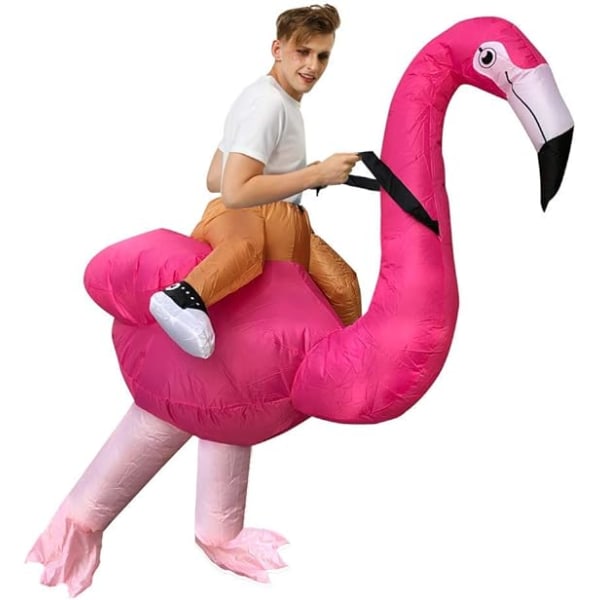 Flamingo Kostym Vuxen Uppblåsbar Flamingo Kostym Uppblåsbar Cl