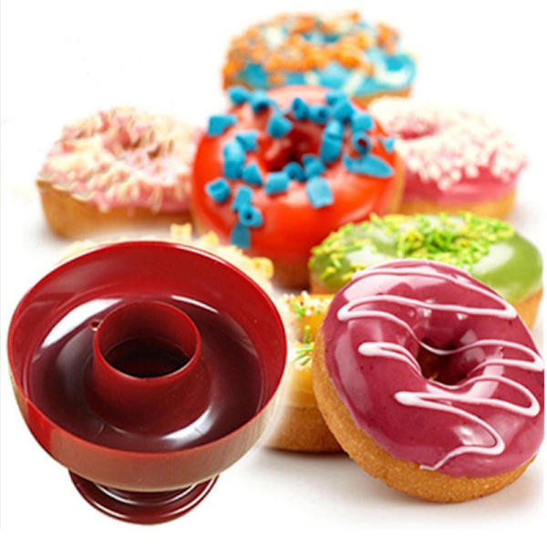 2 stk. Kreativ Donutform i Plastik, Donut Maker, Bageværktøj, Kage