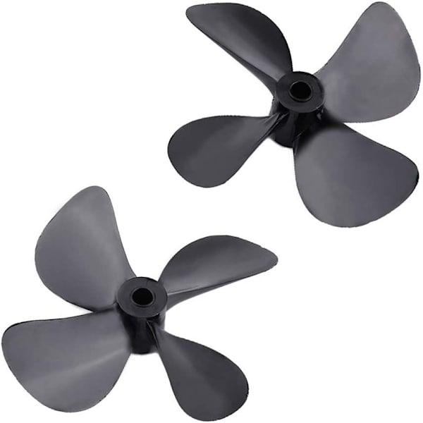 4 blad för RC-båt, 55 mm 4 st CW CCW 4-bladig plastpropeller