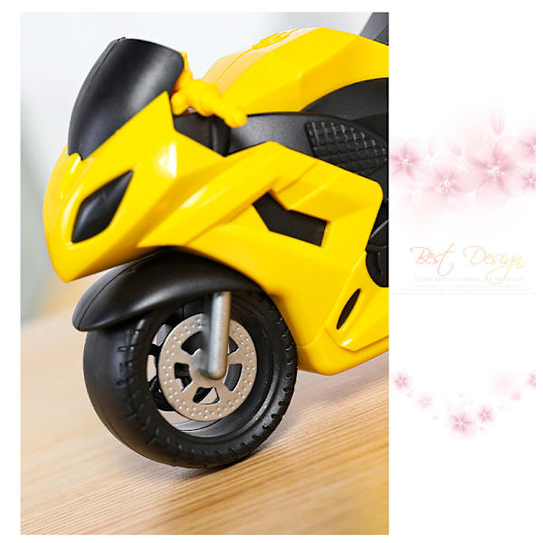 1 Pack Motorcykel Väckarklocka Kreativ Prydnadsklocka Student Ch