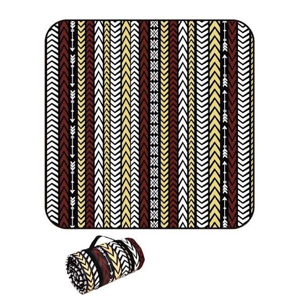 Piknikviltti, Boho Piknikmatto Vedenpitävään Taitettavaan, Hiekkaansa Kestävä Ylisuuri Ulkokäyttöön Sopiva Matto, Juhliin, Leirintään, Puistoon, Matkustukseen, Ruoholle, Lahjaksi, Tyyli 13 150*150cm