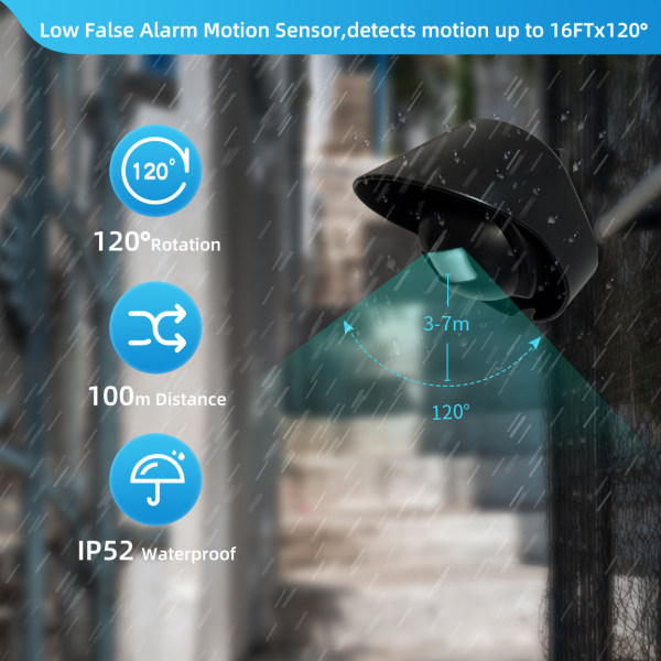 Human body detecting doorbell waterproof design Split greeter 38