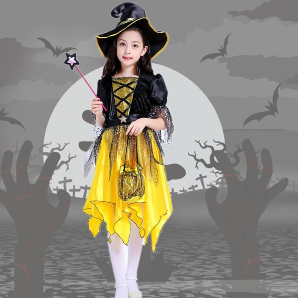 Halloween kostym barn häxa cosplay mantel 130 0a07 | 130 | Fyndiq