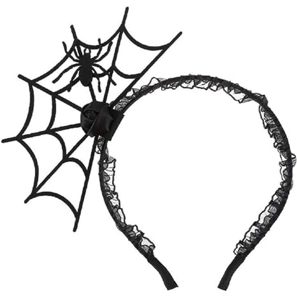 Halloween-hämähäkinverkko hiusvanne cosplay-naamiainen hämähäkki pääpanta