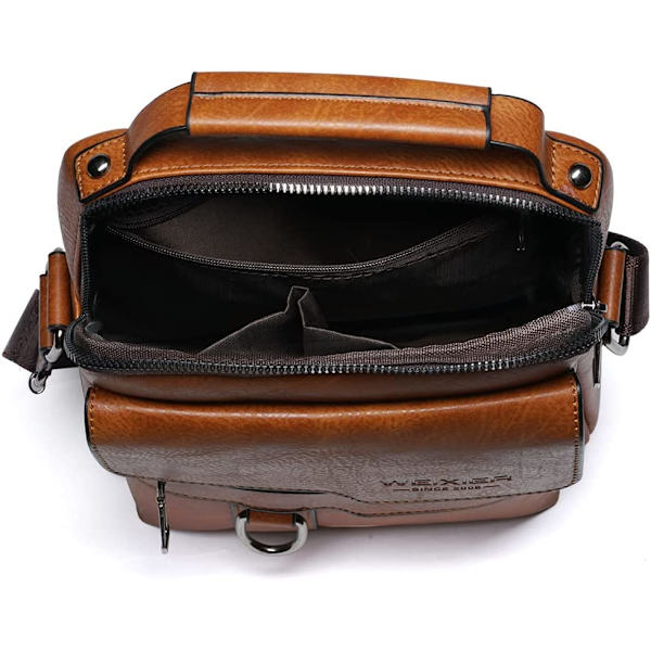 Herr Business Casual Enkelsidig Axelväska Crossbody Black