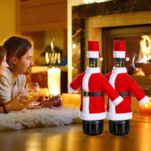 8 sett med juleflaskeposer til vinflasker G