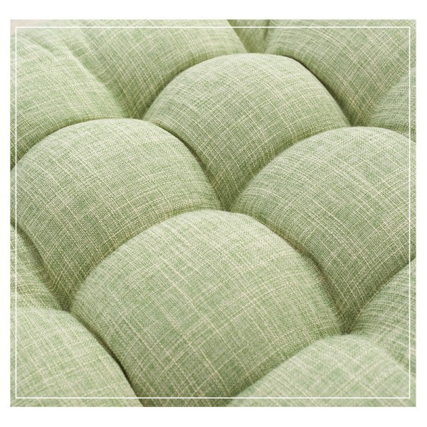 Tykk bomullslin firkantet tatami-matte (45*45cm) Light blue