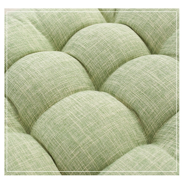 Tykk bomullslin firkantet tatami-matte (45*45cm) Light green