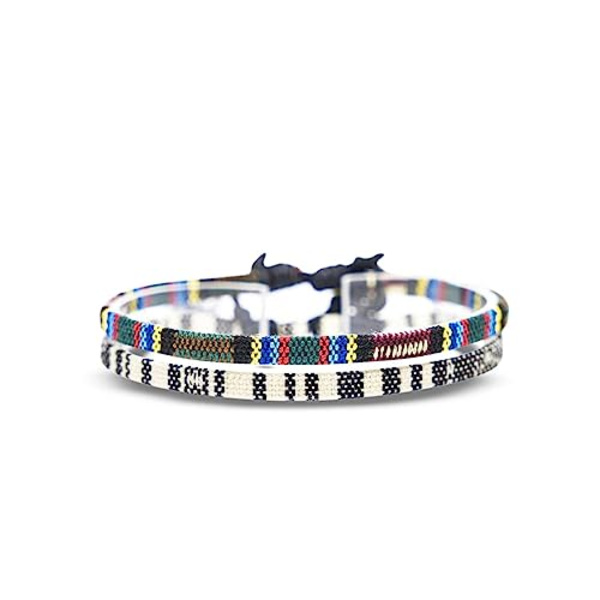 2x Surfer armband set, boho hippie, handgjord