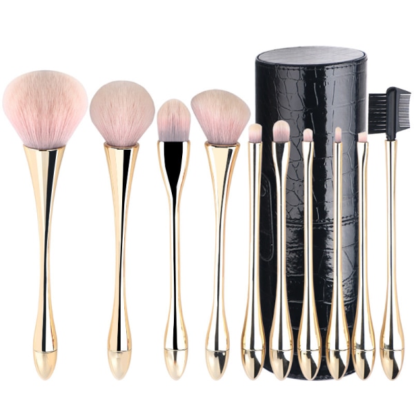 10 Beauty Tools Makeup Brushes Set