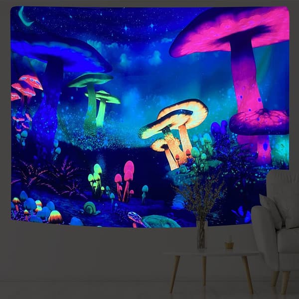 Neon-seinävaate yöpeliin seinälle 150*100cm