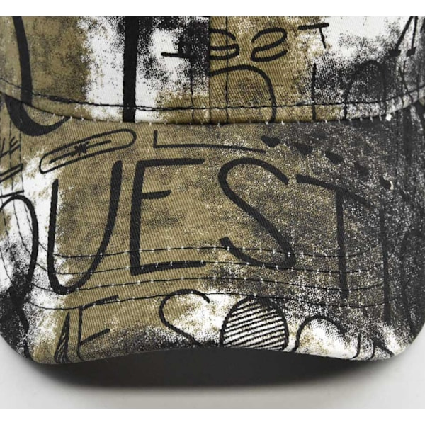 Graffiti Print Hat til mænd og kvinder Multicolor Solskygge Hat Fas