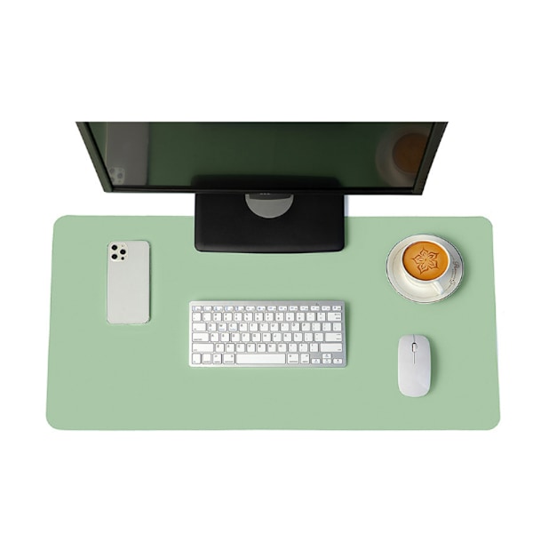 Oversized Laptop Musematte Stor Vanntett Lær Skrivebordsmatte Mou