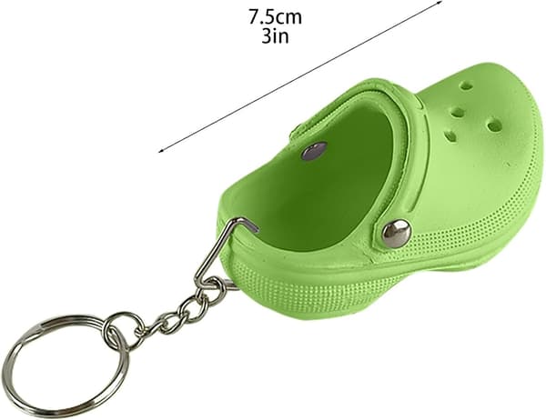 mini sko formet nøglering, skoletaske vedhæng