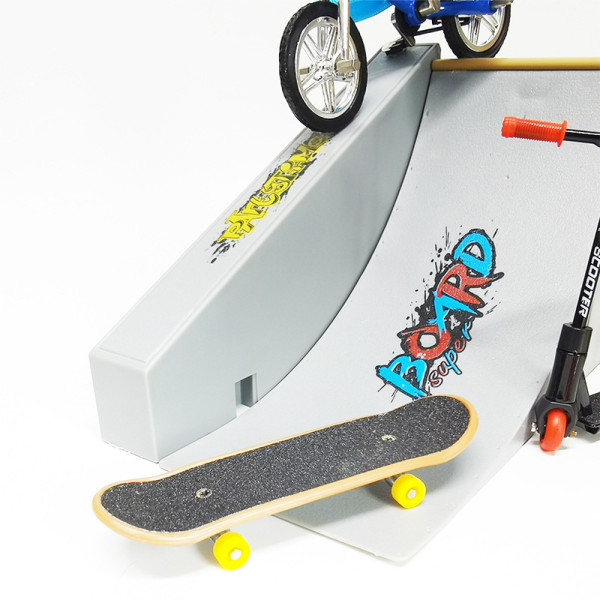 Finger Skateboard Ramp Set Skateboard Park Set Site Tilbehør