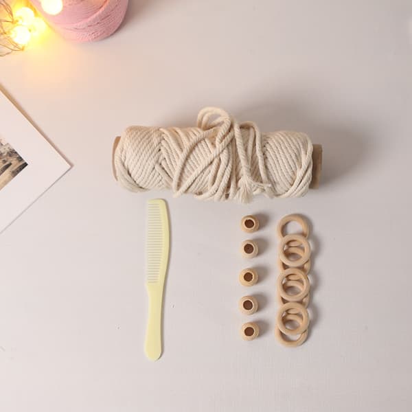 DIY Nice Dream Macrame seinäkoriste, Boho ripustettava höyhenlehti, Ye