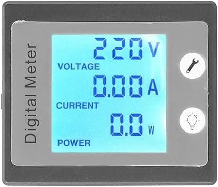 Mini LCD Digital Strømmåler Amperemeter AC 80-260V 100A Volta