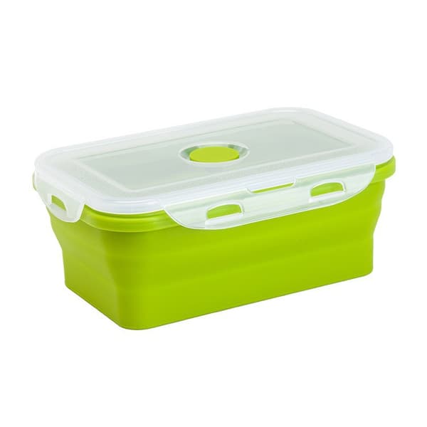 4 stk 350 ml sammenleggbar silikon lunsjboks sammenleggbar silikon