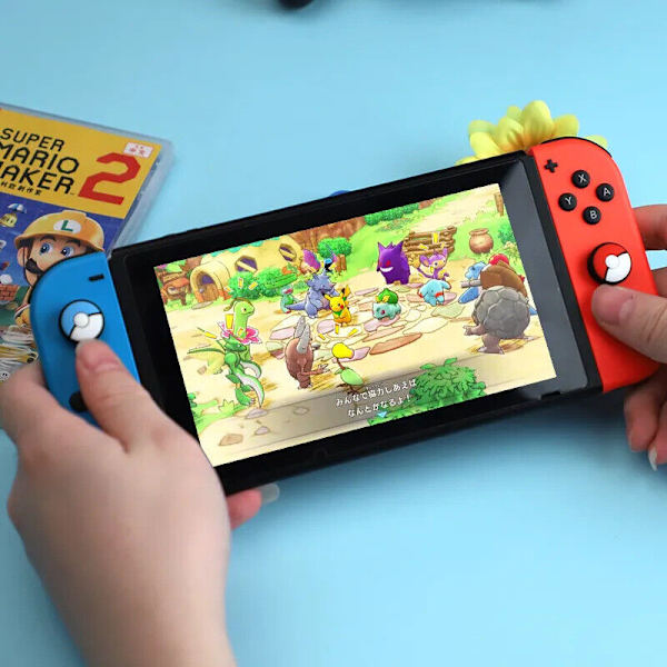 Mjukt silikonfodral för Nintendo Switch Oled Joycon skyddande Sk
