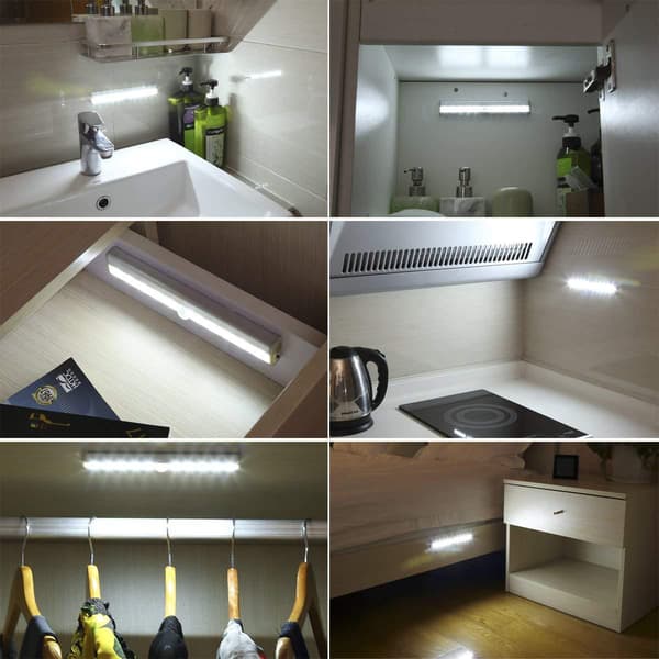 LED infrarød menneskekroppsensorlampe skap garderobe lampe intel