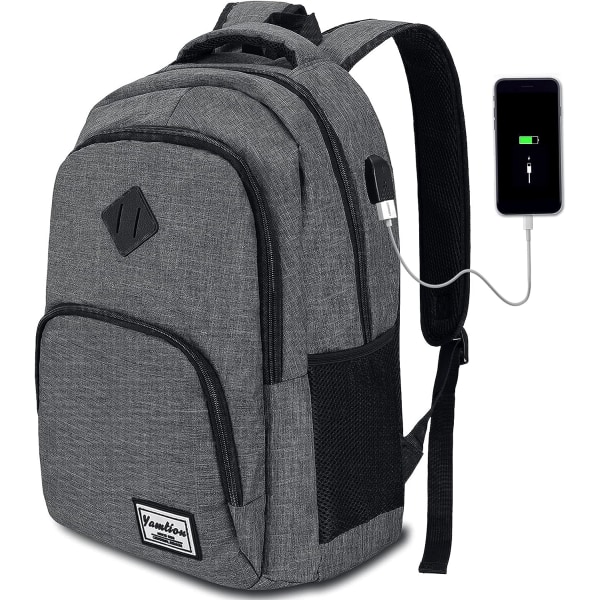 Computer Backpack Waterproof Business Backpack with USB Charging