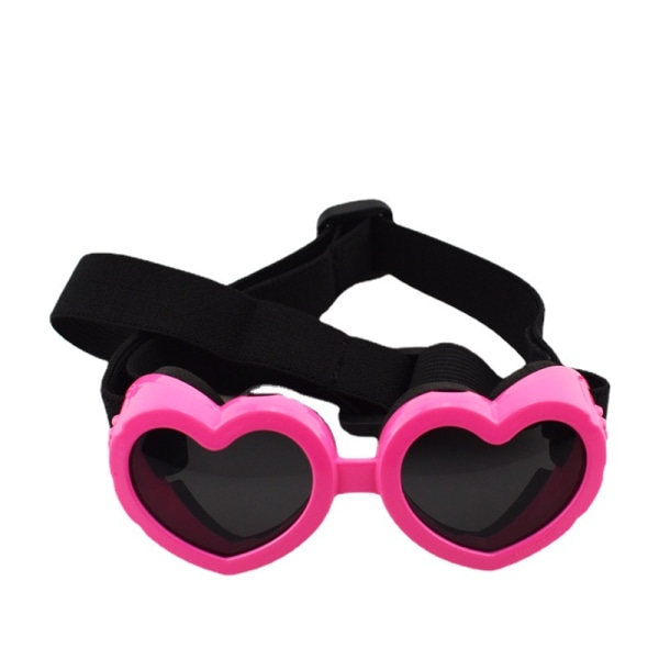 (Pink) Vindtætte Hunde Goggles, Justerbar Elasticitet Lille Hund Gå