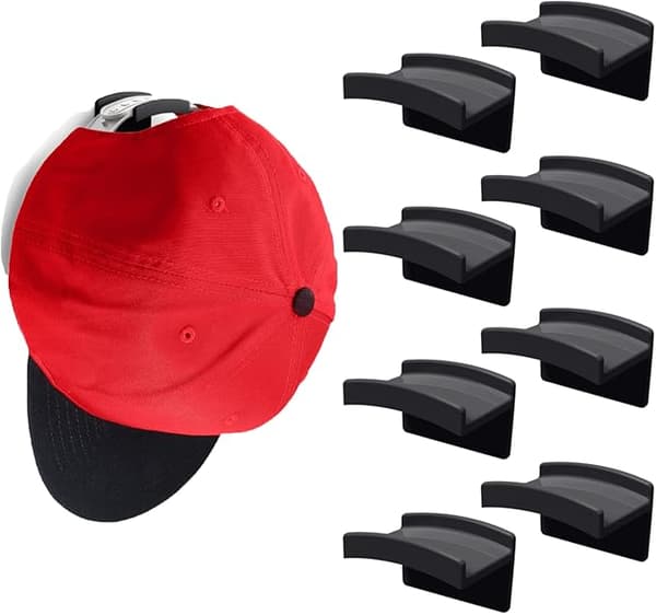 JP Moderna självhäftande hattkrokar för vägg (8-pack) - Minimalistisk hatt
