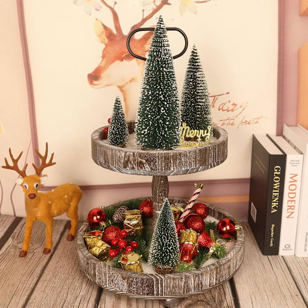 Miniatyr julgran skrivbords julgran liten tall