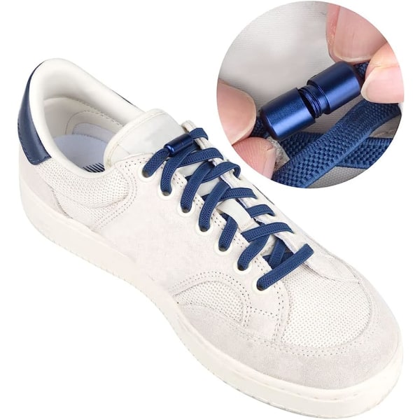 6 par universal elastiska skosnören för barn och vuxna, med