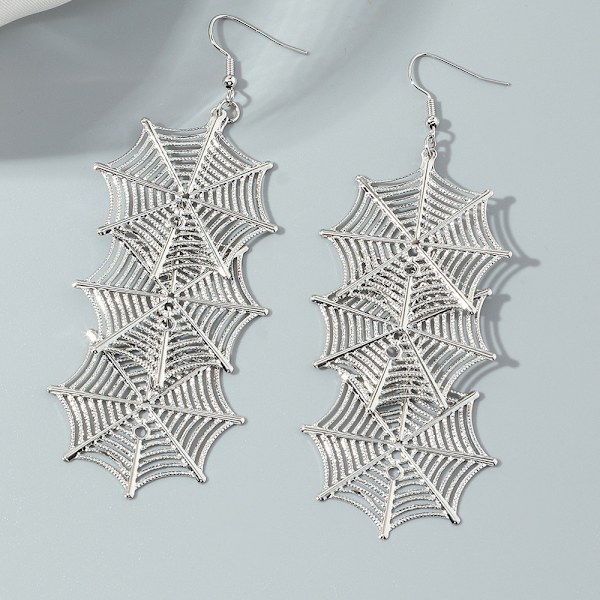 2 par populära Halloween-modeaccessoarer ihåliga creoler överdrivna