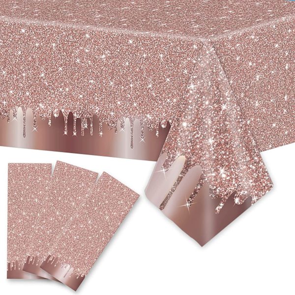 Sequin-dug - 137*274cm Rektangulær Juledug