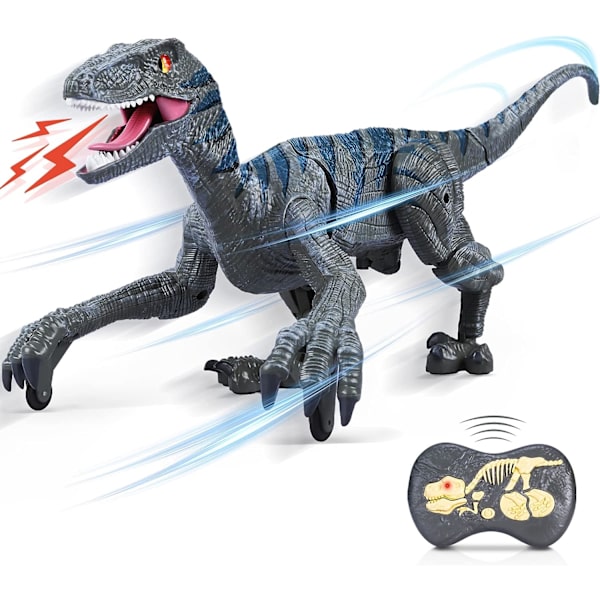 Kauko-ohjattavat dinosauruksen lelut lapsille, 2.4G elektroniset RC-lelut,