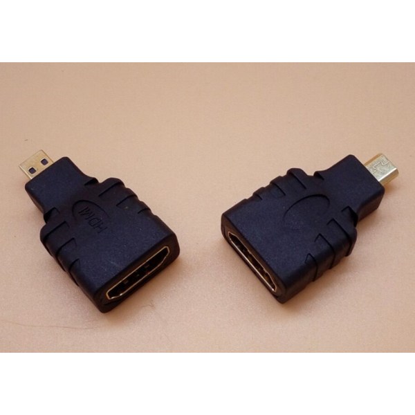 Micro HDMI-hoved til HDMI-hun HDMI stor til lille HDMI HDMI con