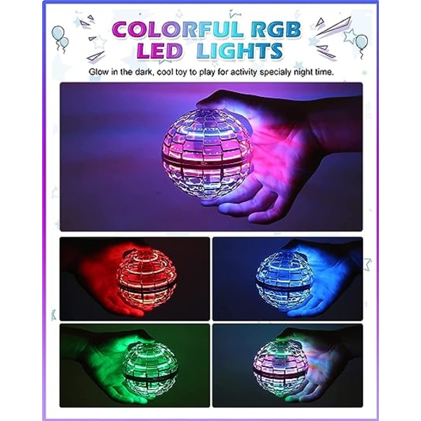 Flyvende boldlegetøj, Globe Shape Magic Controller Mini Drone Flying