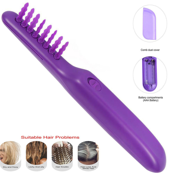 Elektrisk detangling Borste, Tame Wet Dry Elektrisk detangling Comb