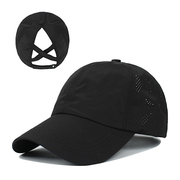 Hestehale Baseball Cap, Åndbar UV Solbeskyttelse, Letvægts