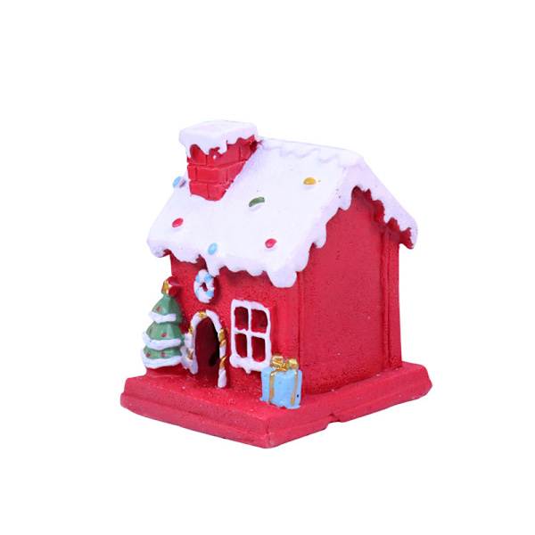 Jul Pepparkakshus Trä Led Lysande Julby
