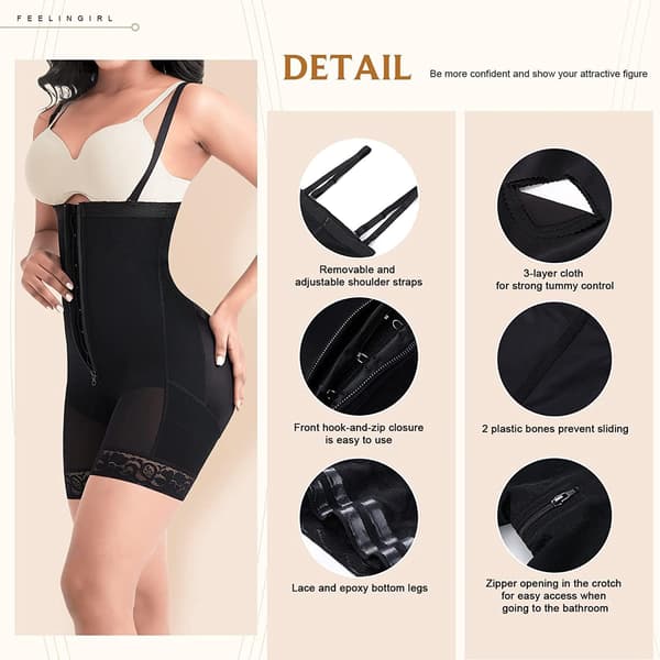 Kvinde Flat Belly Slankende Usynlig Body Shaper -L