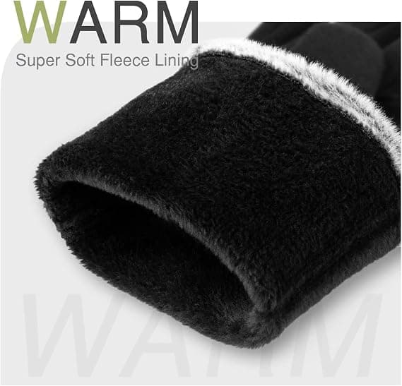 Dame Vinter Varme Handsker med Touchscreen Sensitive Fingre, F