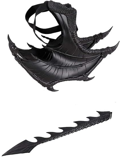 Børns dragevinge kostume cosplay dinosaur hale maske sæt Ch