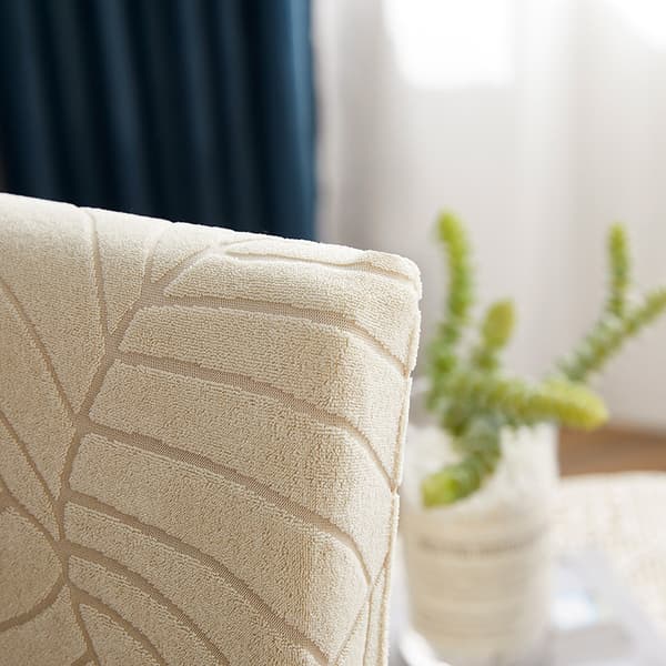 Ensfarget vanntett Jacquard stolseter Elastisk