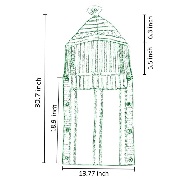 Nyfödd Wrap Swaddle Filt Stickad Sovsäck Mottagning Filtar
