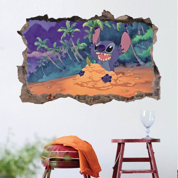 3D Stephen veggklistremerker, barnerom graffiti dekor ca