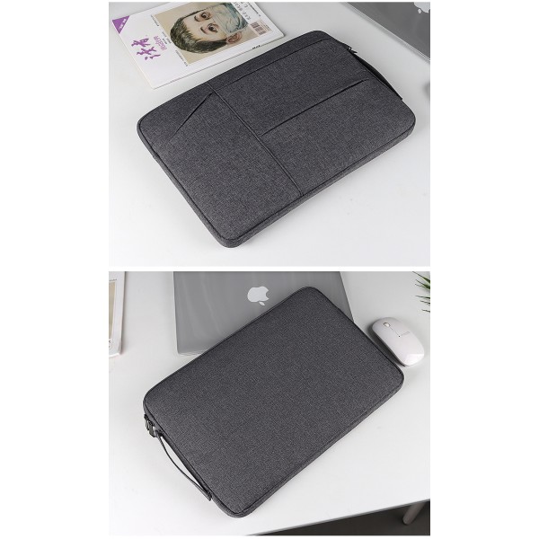 Business-kannettavan tietokoneen laukku miehille ja naisille 13-15,6 tuumaa dark grey 13.3inch